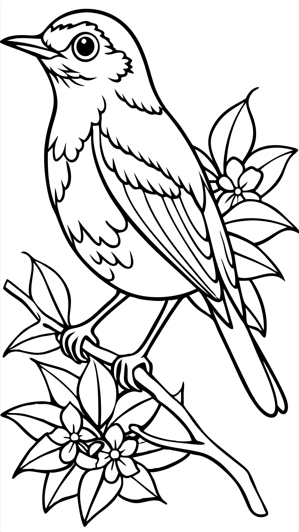 coloring pages robin